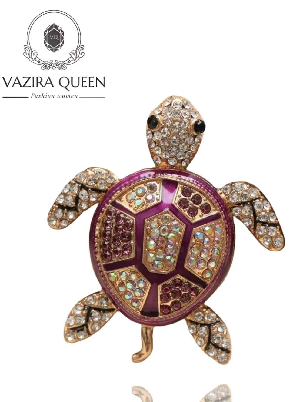 VQ Turtle Brooch